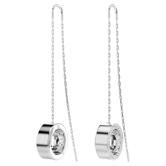 Swarovski Jewelry - Swarovski Dextera drop earrings
Long, White, Rhodium plated